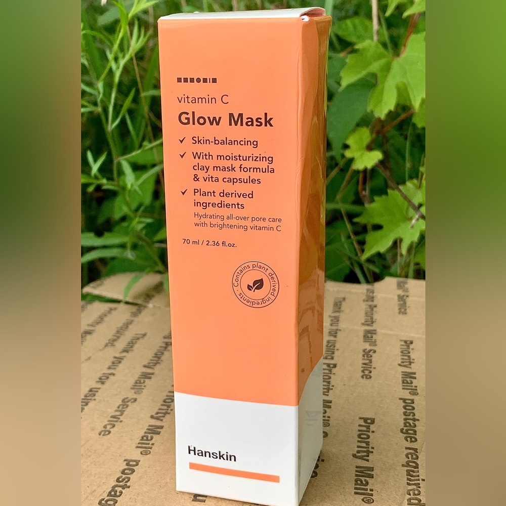 Haskin Vitamin C Glow Mask Brand New Factory Sealed 2.36 Fluid Oz Boxed Tube